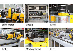 Piegatrice per tubi a mandrino CNC per tubi tondi di grandi dimensioni da 76mm - Product Image 2