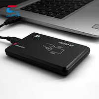 Lecteur de carte à puce d'interface USB Portable 13.56mhz Lecteurs de carte RFID NFC sans contact Writer