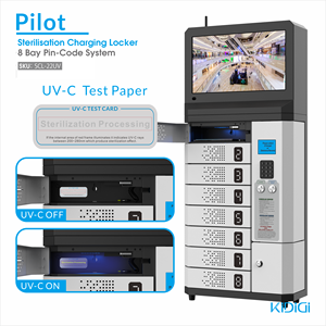 Xu Hướng 2020 <span class=keywords><strong>UVC</strong></span> Điện Thoại Tiệt Trùng Sạc Điện Thoại Locker Máy Với Đa Ngôn Ngữ - Product Image 6