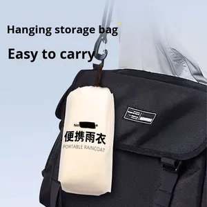 <span class=keywords><strong>Imperméable</strong></span> jetable <span class=keywords><strong>de</strong></span> style nouveau avec visière, épaissi, pour femmes, pour une protection complète du corps, <span class=keywords><strong>imperméable</strong></span> portable en PEVA, vêtements <span class=keywords><strong>de</strong></span> <span class=keywords><strong>pluie</strong></span> pour la randonnée - Product Image 4