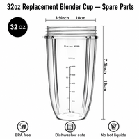 Lame d'extraction de rechange compatible avec les mixeurs Nutri 600W 900WPro Series
