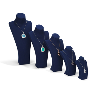 Collar de microfibra de alta calidad RZ, busto, exhibición de joyería, maniquí, joyería de lujo, collar, busto, soportes para cuello - Product Image 2