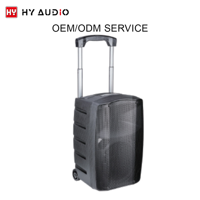 HY AUDIO Manufacture Supply Empty Speaker Cabinet From China 12 Inch 15 Inch High Quality Party Speaker Empty Plastic Box