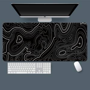 ขนาดใหญ่สุดขนาด XXL ยางกันลื่นโต๊ะเล่นเกมคอมพิวเตอร์แบบกําหนดเองระดับมืออาชีพแผ่นรองเมาส์สําหรับเล่นเกมขนาดเต็มแผ่นรองโต๊ะขนาดคีย์บอร์ด - Product Image 3