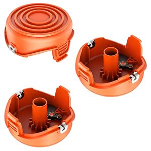 3 แพ็ค RC-65-P 90517175 A6442-XJ ฝาครอบหัวตัดสายไฟสำหรับเครื่องตัดหญ้า อะไหล่ทดแทน BLACK & DECKER GH710 GH700 GH750 DF-065-BKP - Product Image 1