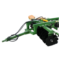 Grada de discos de Servicio Ligero montada en tractor con enganche de 3 puntos, grada de discos compensada para uso agrícola
