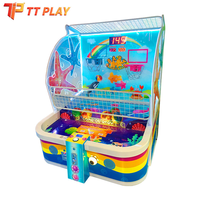 Machine de jeu d'arcade de basket-ball pour enfants, construction en métal et plastique, 2 joueurs, tension universelle, gameplay immersif, anglais