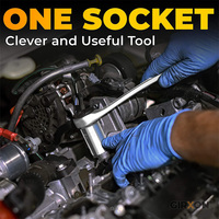 Outil professionnel Offre Spéciale Multi-fonction Perceuse Adaptateur Couple Clé à Douille Universelle Multifonction Rachet Grip Clé