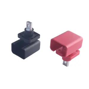 High Current Copper Lithium Battery Terminal Power Connector Block With M8 Screw Terminals Wall Through Terminal