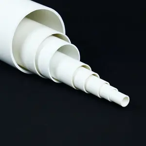 TUBO DE ÁGUA PLÁSTICA PVC UPVC Tubulações de encanamento UPVC para saída de água e drenagem em vários tamanhos