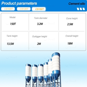 <span class=keywords><strong>Prix</strong></span> Fournisseur Silos 50 80 100 120 150 Tonnes – Silo à Ciment Boulonné et Connecté par Vis pour Centrale à Béton Mobile - Product Image 2