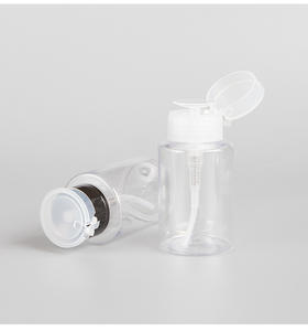 Envases de Plástico Transparente PET al por Mayor para Removedor de Esmalte de Uñas, Botella de <span class=keywords><strong>Spray</strong></span> con Bomba de Presión para Maquillaje - Product Image 3