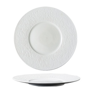 Assiettes et Plats en Céramique de Qualité Hôtelière Vaisselle de Luxe en Porcelaine Noire Coupe Plate - Product Image 5