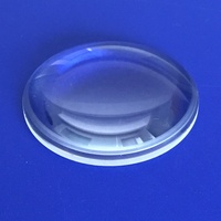 Lentille Plano-Convexe en Verre Cristal de Haute Qualité Personnalisée pour Machine Optique