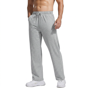 Custom Cotton Sweatpants Loose Fit Jogger <b>Pants</b> Men Women Oversized Fleece Sweatpants - Product Image 1