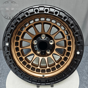Jantes tout-terrain forgées Viaol 17 18 20 <span class=keywords><strong>pouces</strong></span> Bronze mat 6x139.7 6x135 compatibles <span class=keywords><strong>avec</strong></span> Ford Bronco F150 Tacoma Patrol Toyota Tacoma - Product Image 3