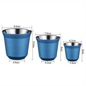 Tasse très populaire de différentes couleurs, adaptée aux boissons chaudes et froides, plusieurs options, tasse en acier inoxydable, OEM - Product Image 4