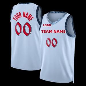 ชุดเครื่องแบบฝึกซ้อมบาสเก็ตบอลแบบกลับด้านได้กำหนดเองชุดผ้าโพลีเอสเตอร์ระบายอากาศพิมพ์ซับลิเมชันขนาด XS สำหรับเด็กฤดูร้อน - Product Image 4