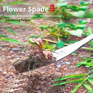Petite pelle en fer pour le jardinage pour creuser le sol planter <span class=keywords><strong>des</strong></span> fleurs légumes sauvages pour l'extérieur arracher les mauvaises herbes <span class=keywords><strong>ail</strong></span> berger - Product Image 3