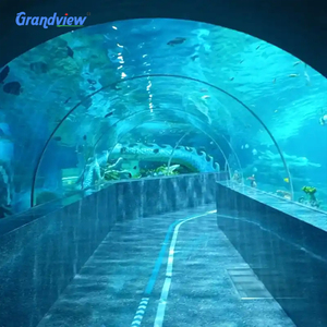 แผ่นพลาสติกพิพิธภัณฑ์สัตว์น้ำอะคริลิคขนาด80-150มม. แผ่นตู้ปลาแบบหล่อตามสั่ง - Product Image 6