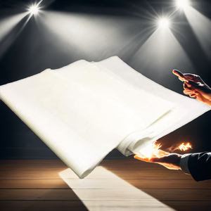 Papier Flash pour Spectacles Scéniques, 50 Feuilles 10x10 cm, Papier Flash Blanc à Combustion Rapide, Effet <span class=keywords><strong>de</strong></span> <span class=keywords><strong>Flamme</strong></span> Éblouissante, <span class=keywords><strong>Magie</strong></span> - Product Image 2