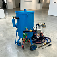 Machine de sablage robuste avec tuyau de 40 mm pour l'entretien des structures métalliques des chantiers navals