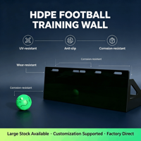 Équipement d'entraînement de football portable en HDPE pour intérieur/extérieur, rebondisseur, mur de passe, panneau de rebond pour joueurs de football