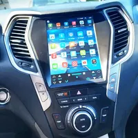 Multimédia pour Hyundai Santa Fe IX45 Android 13 2013 2014-2017 2 Din CAM Autoradio Lecteur GPS Navigation Vidéo