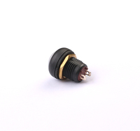 Interrupteur à bouton-poussoir étanche IP67 à verrouillage automatique TOOWEI 12 mm pour petites excavatrices