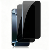 Protection d'écran en verre trempé anti-espion 2.5D 28 degrés anti-huile anti-choc pour iPhone 17 Pro Max, prix usine, compatible iPhone 16 15 14