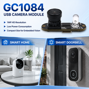 GC1084 1MP HD โมดูลกล้อง USB 2.27μm พิกเซลขนาดใหญ่ความไวสูงพลังงานต่ำสำหรับสมาร์ทโฮมสมาร์ทกริ่งประตู - Product Image 3