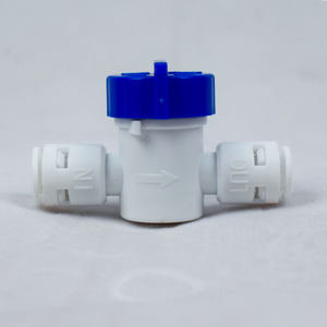 Conector en T para Purificador de Agua, Válvula de Bola de Plástico, Adaptador de 1 Entrada y 2 Salidas, Accesorios para Tuberías de PE, Conector de Abrazadera de 1/2 Pulgada, Interruptor de Filtro - Product Image 1