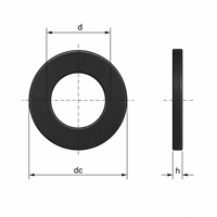 M8 Class 8 Flat Washers