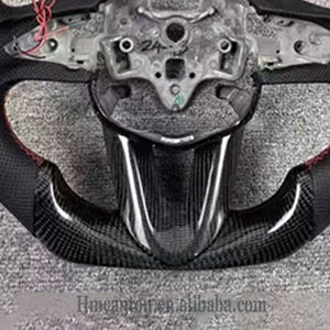 Volante Deportivo de Fibra de Carbono y Cuero Perforado con LED de Alta Calidad para Cadillac CT4 CT5 - Product Image 5