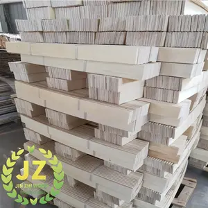 चीन से चिनार एलवीएल बेड फ्रेम बेड स्लैट्स प्लाईवुड लकड़ी
