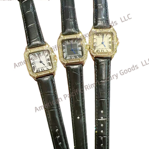 Hot Selling New Women's Stainless Steel Italian Leather Band Waterproof Luminous Quartz <b>Watch</b> with Pointer Dial Double Calendar - Product Image 2