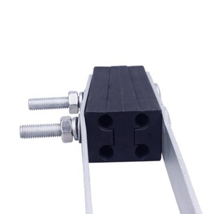 Abrazadera de tensión de anclaje tipo cuña de 4 núcleos NES-B1 de nailon y fibra de vidrio para cable ABC aislado de baja tensión - Product Image 3
