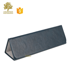Luxury Pen Box Pen Box Custom PU Leather And Velvet Lining Luxury Pen Holder Packaging Box