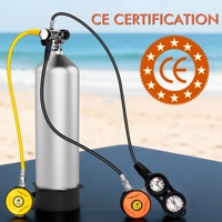 TUDIVING Bouteille en aluminium 6061 haute pression 20mpa 200Bar 11.1L 3000psi pour sports nautiques et plongée sous-marine