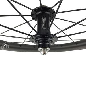 Juego de ruedas de carbono 349 de 16 pulgadas, freno de llanta para cubierta de 25mm, ruedas de bicicleta plegables de carbono de 16 ", ruedas <span class=keywords><strong>Minivelo</strong></span> Bmx de 3 velocidades - Product Image 3
