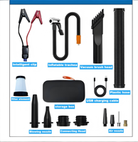 Démarreur de voiture multifonction 8 en 1, pompe à air, gonfleur de pneus, batterie externe portable, lumière LED SOS, booster d'urgence pour véhicules