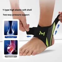Attelle de cheville de compression unisexe, respirante, flexible, en nylon, protection sportive, basketball, course à pied, soutien hivernal