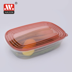 HAIXING Récipient <span class=keywords><strong>alimentaire</strong></span> en plastique réutilisable 4.2L pour la cuisine à domicile avec couvercle - Product Image 2