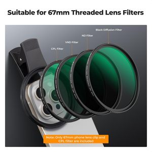 Kits de filtres 67MM : filtre CPL, filtre étoile, filtre UV pour objectif d'appareil photo en verre optique - Product Image 5