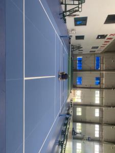 Tapis de rouleau de sol Portable Pickleball Court Installation facile Nouveau matériau Plancher de rouleau de Pickleball Plancher de sport - Product Image 3