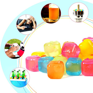 Confezione da 24 cubetti di ghiaccio riutilizzabili in plastica, pietre per whisky per feste - Product Image 4
