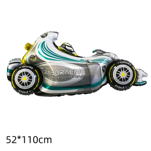 Roues de <span class=keywords><strong>voiture</strong></span> de course, ballons en aluminium pour garçons, fête à thème de course d'<span class=keywords><strong>anniversaire</strong></span>, pneus de course, ballon, cadeaux pour enfants - Product Image 5