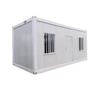 20FT et 40FT Portable Flat Pack Container house petite unité de logement de conteneur portable pour l'utilisation de bureau