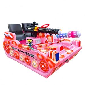 Venta al por mayor de coches de choque eléctricos para exteriores tipo tanque para centros de entretenimiento, con motor de 450W, 20 niveles de velocidad y construcción metálica - Product Image 4
