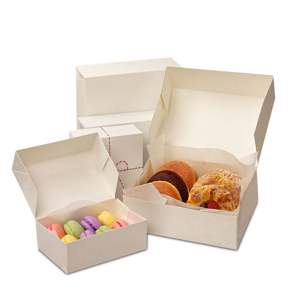 定制手工小食品包装盒,用于饼干纸圣诞曲奇盒,带窗户豪华曲奇盒